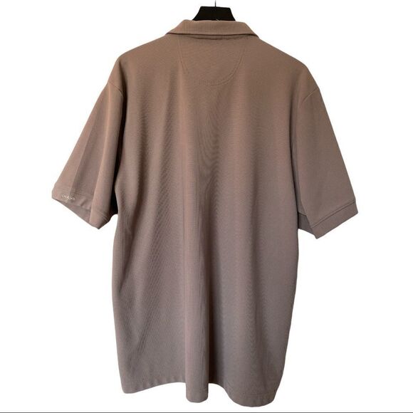 OOBE Hydrovent Mens Brown Polo Golf Shirt - Picture 2 of 6